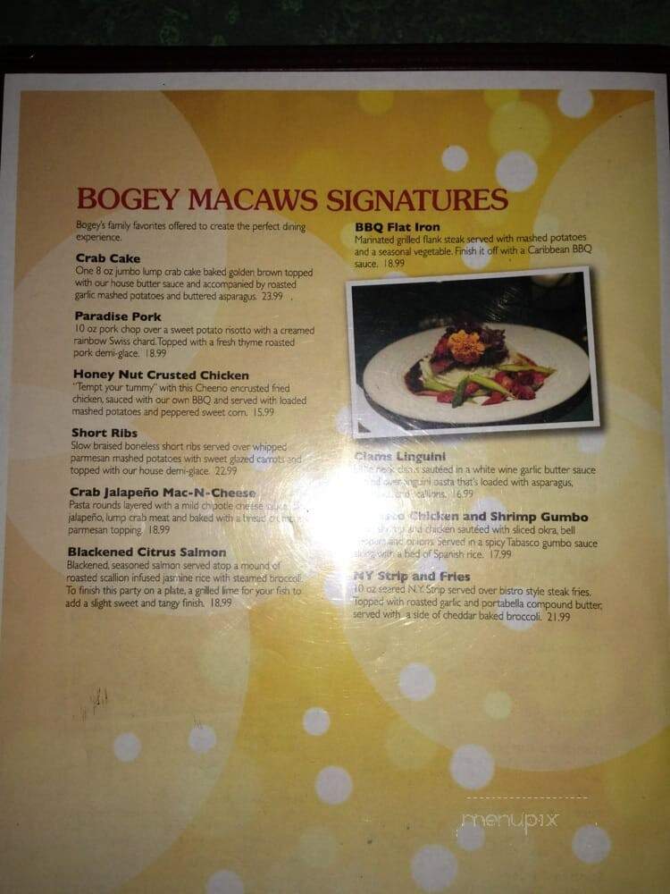 Bogey Macaws American Grille - York, PA