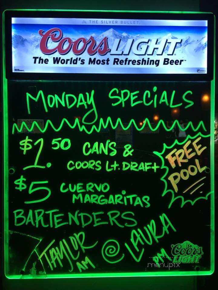 Hide Away Lounge - Jacksonville, NC menu_pic