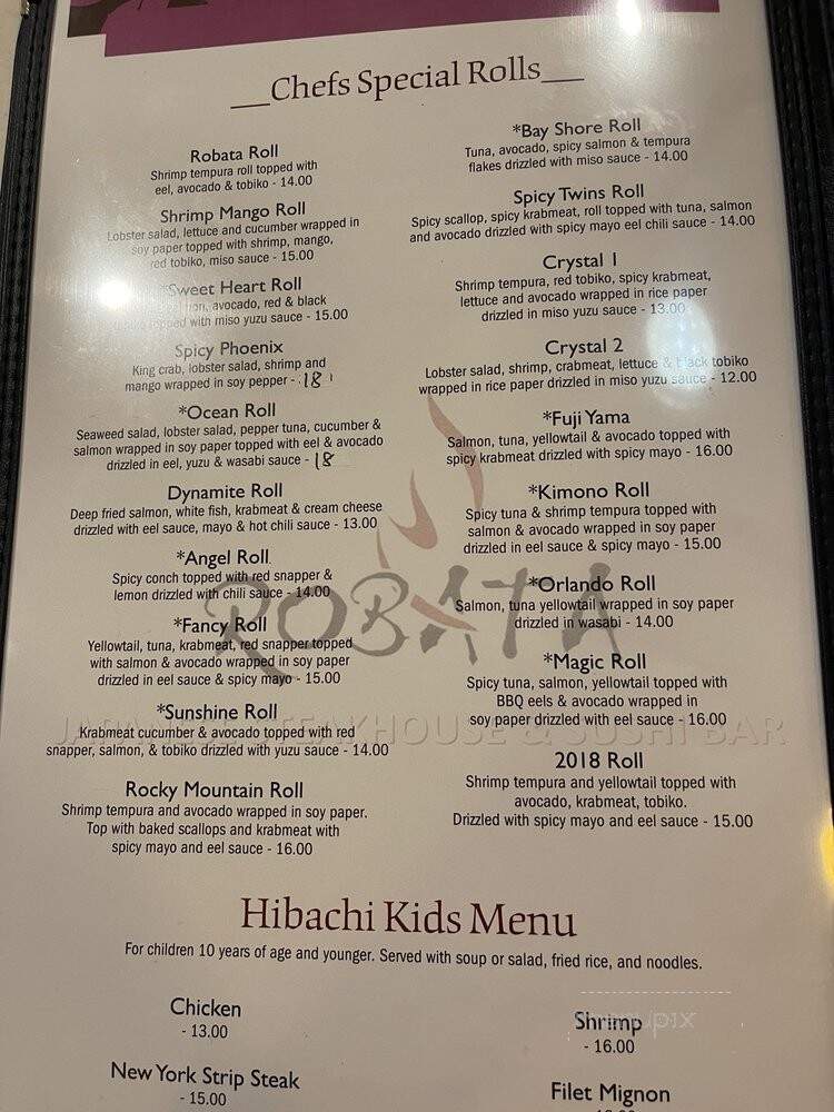 Robata - Clermont, FL menu_pic