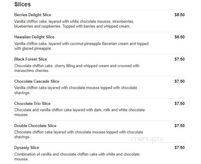 Sweet Dreams Pastry - Warren, MI menu_pic