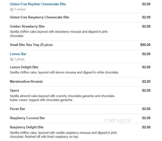 Sweet Dreams Pastry - Warren, MI menu_pic