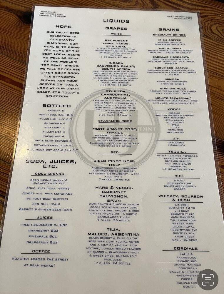 Universal Joint - Asheville, NC