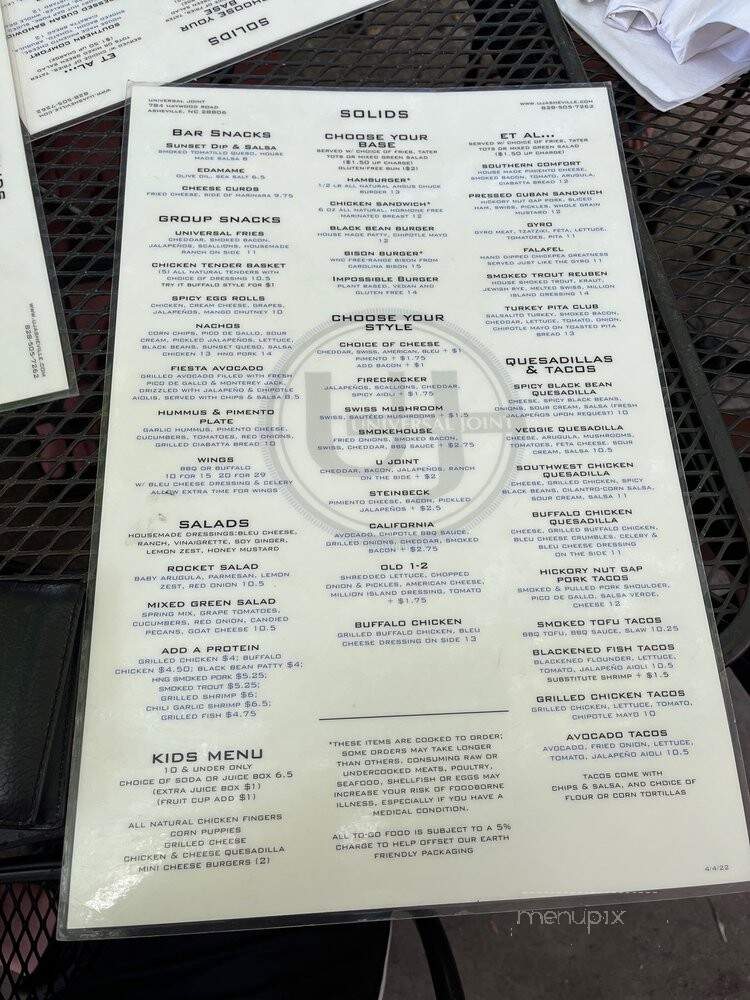 Universal Joint - Asheville, NC