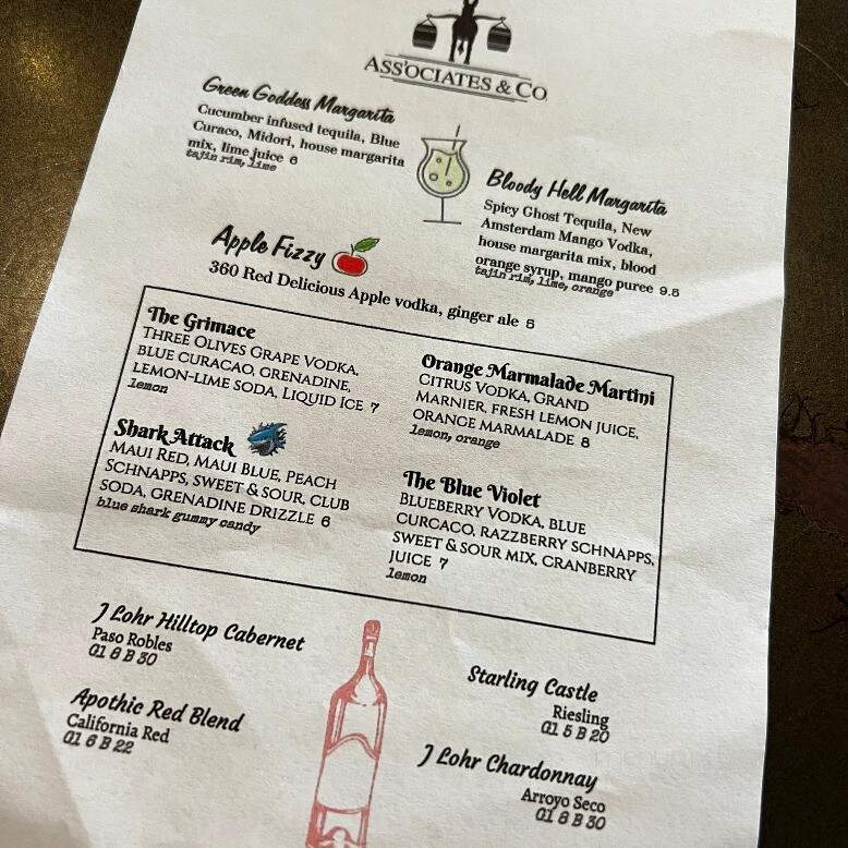 Attic Bar & Grill - Sioux Falls, SD menu_pic