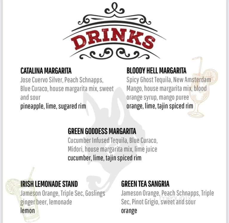 Attic Bar & Grill - Sioux Falls, SD menu_pic