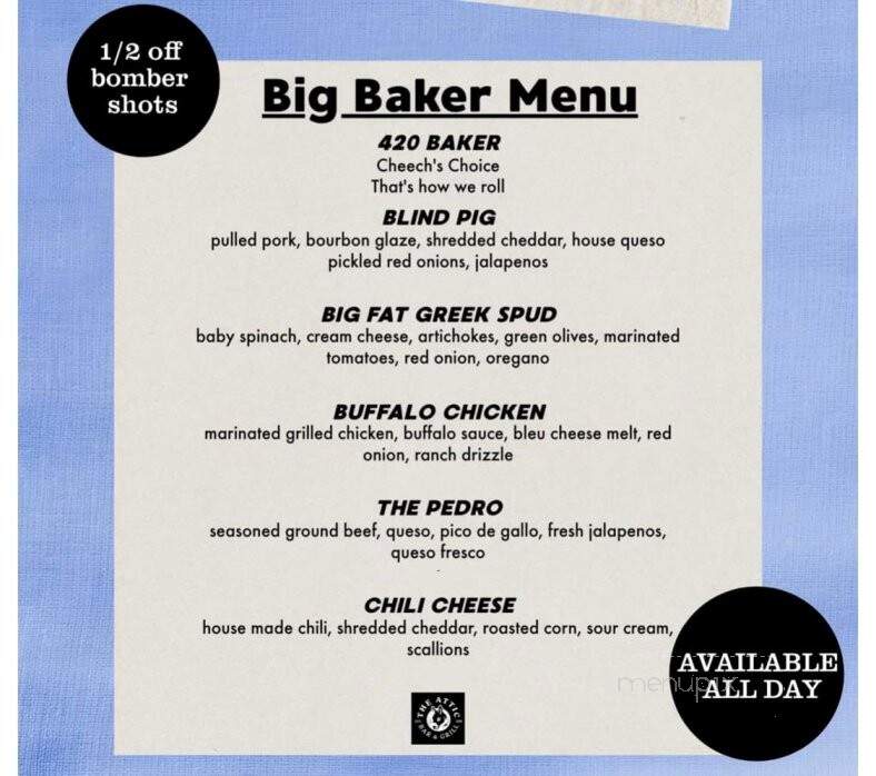 Attic Bar & Grill - Sioux Falls, SD menu_pic