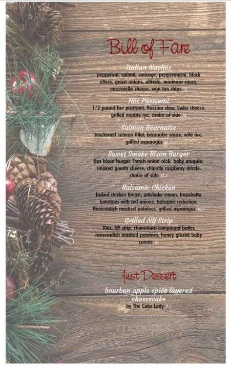 Attic Bar & Grill - Sioux Falls, SD menu_pic