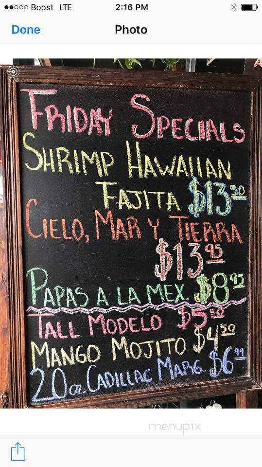 Mexico Lindo - Knox, IN menu_pic