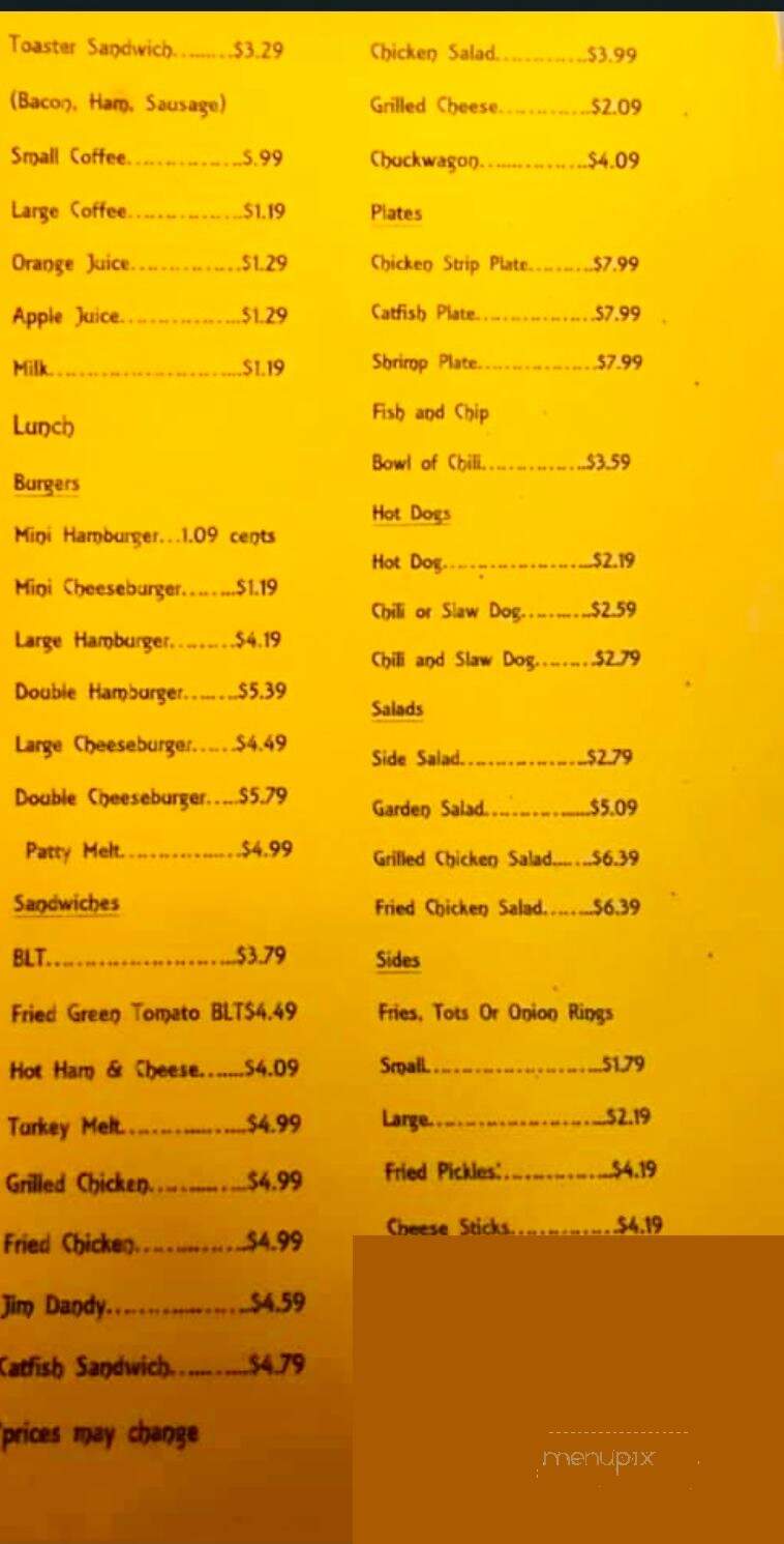 Lil E's grill - Brownsville, TN menu_pic