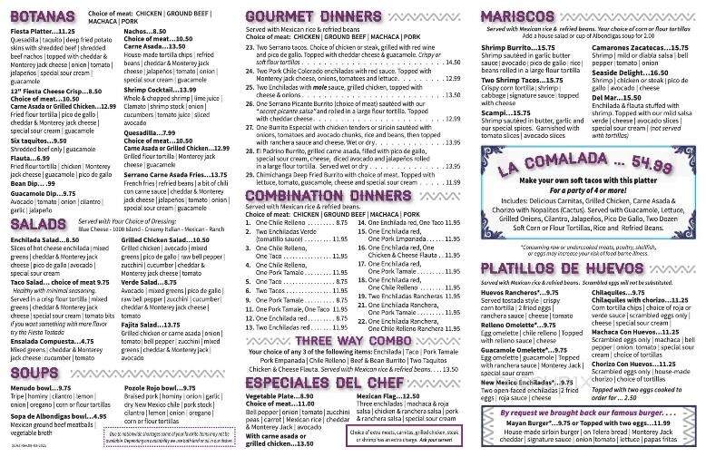 El Palacio Of Bullhead City - Bullhead City, AZ menu_pic