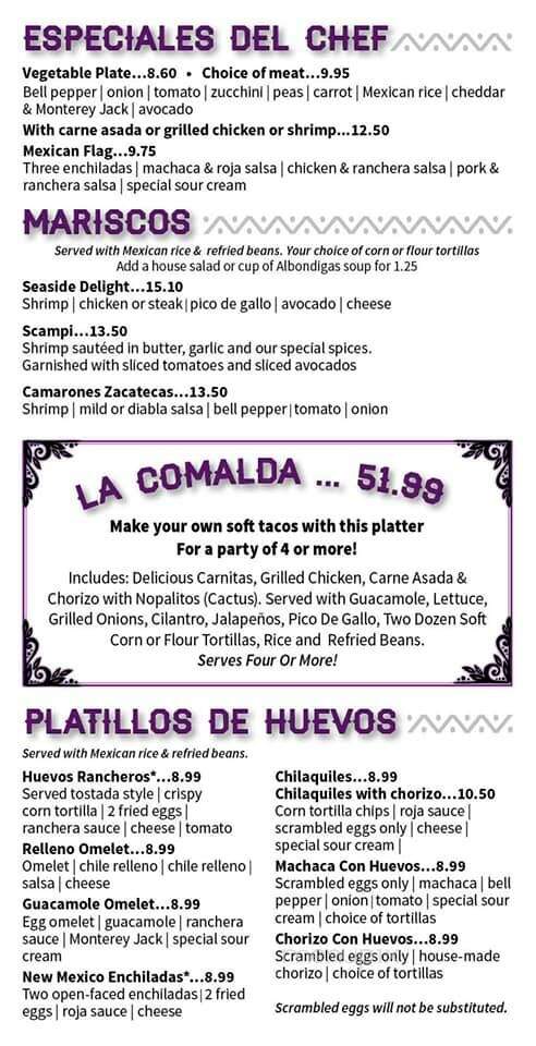 El Palacio Of Bullhead City - Bullhead City, AZ menu_pic