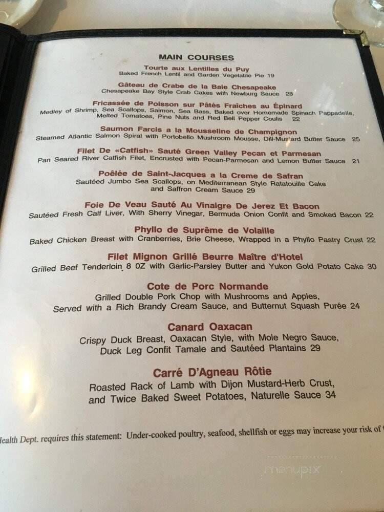 Lavender - Green Valley, AZ menu_pic