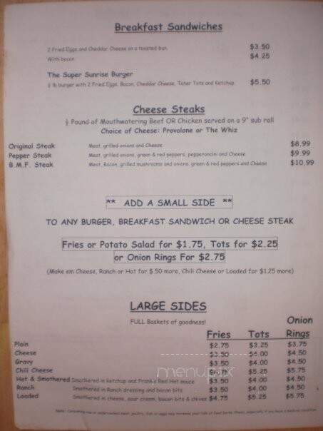 Lindy's Diner On 4th - Tucson, AZ menu_pic