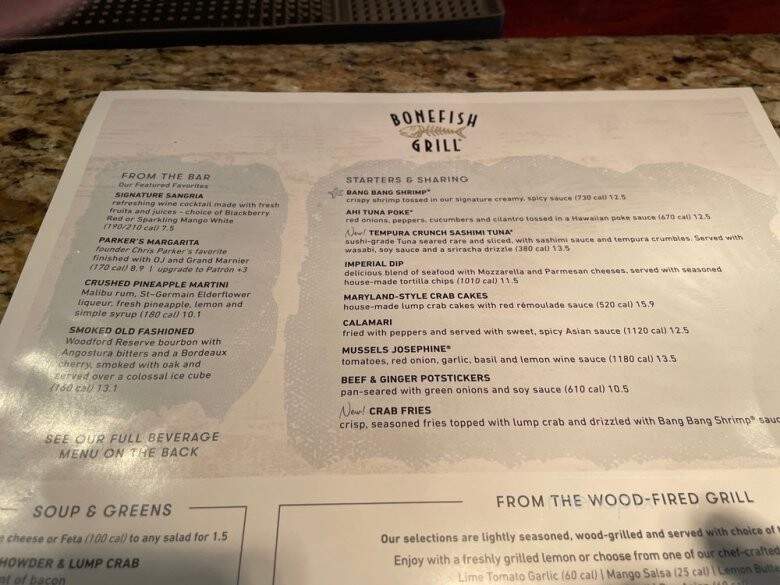 Bonefish Grill - Clearwater, FL