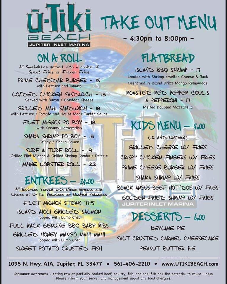 Jetty's - Jupiter, FL menu_pic