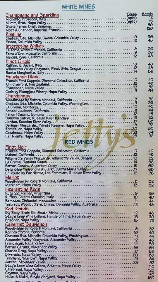Jetty's - Jupiter, FL menu_pic