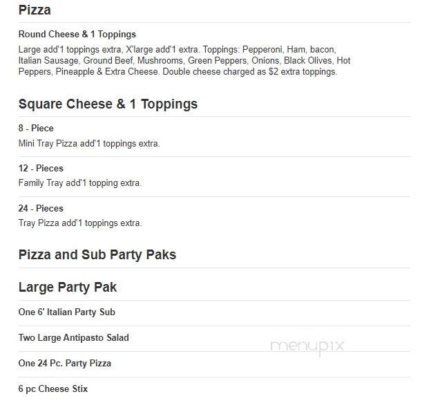 Buscemi's Pizza & Subs - Monroe, MI menu_pic
