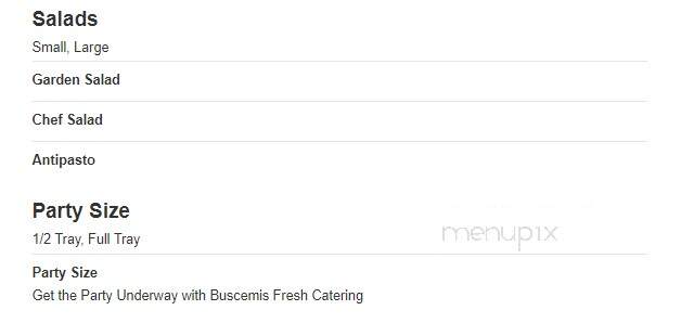 Buscemi's Pizza & Subs - Monroe, MI menu_pic