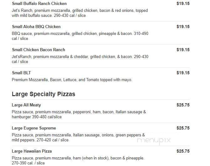 Jet's Pizza - Saginaw, MI menu_pic