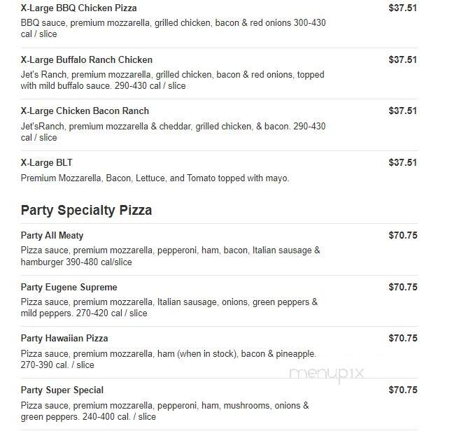 Jet's Pizza - Saginaw, MI menu_pic