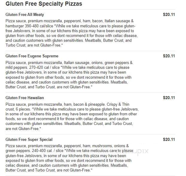 Jet's Pizza - Saginaw, MI menu_pic