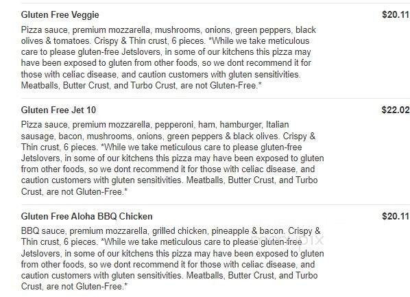 Jet's Pizza - Saginaw, MI menu_pic