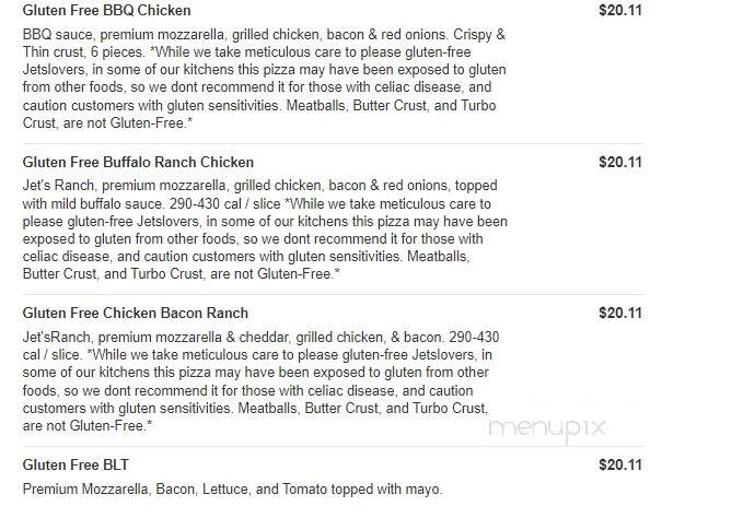 Jet's Pizza - Saginaw, MI menu_pic