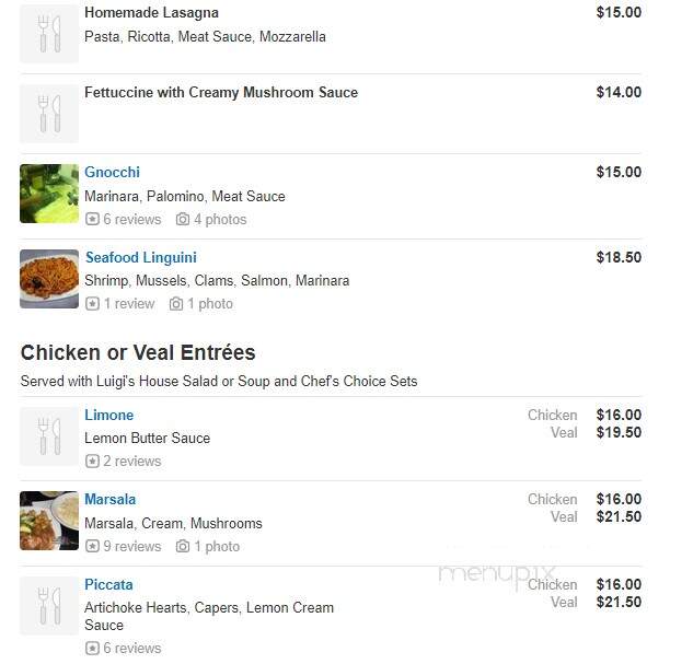 Luigi's Pizza & Subs - Livonia, MI menu_pic