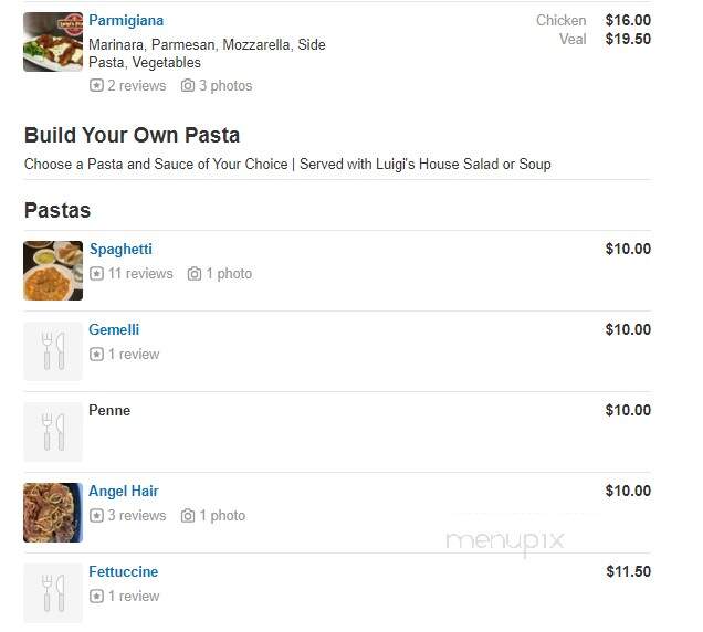 Luigi's Pizza & Subs - Livonia, MI menu_pic