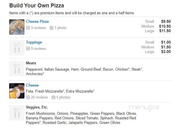 Luigi's Pizza & Subs - Livonia, MI menu_pic