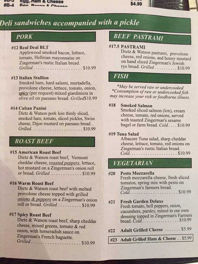 Brioni Cafe & Deli - Clarkston, MI menu_pic