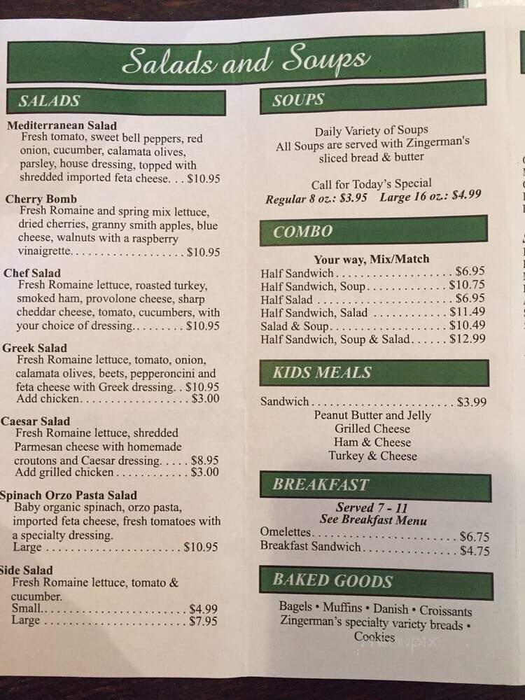 Brioni Cafe & Deli - Clarkston, MI menu_pic