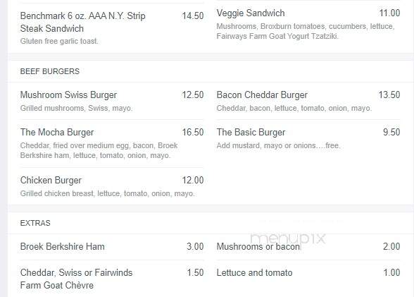 Mocha Cabana - Lethbridge, AB menu_pic