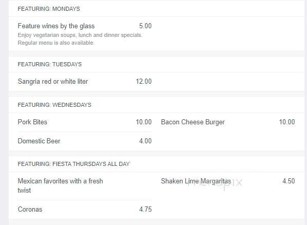 Mocha Cabana - Lethbridge, AB menu_pic