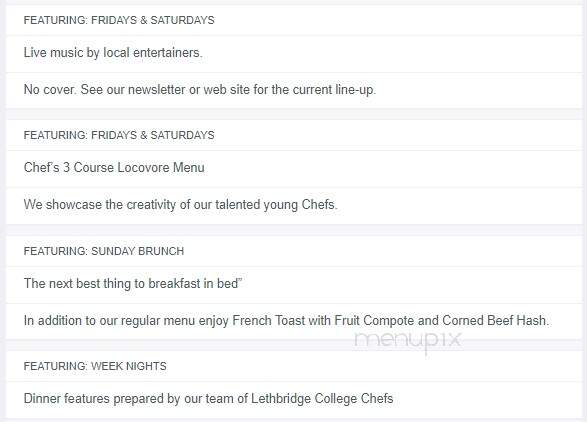 Mocha Cabana - Lethbridge, AB menu_pic