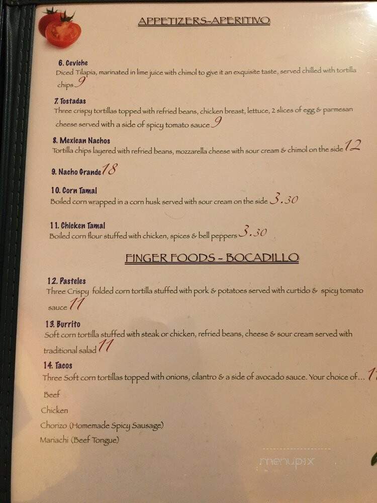 Acajutla - Edmonton, AB menu_pic