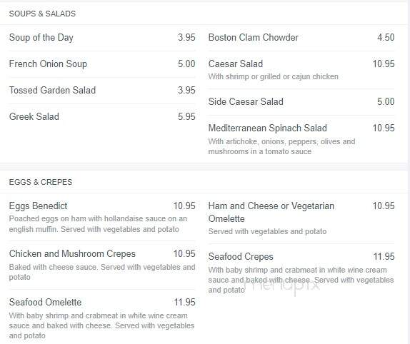 Charthouse Restaurant - Richmond, BC menu_pic