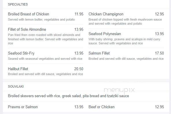 Charthouse Restaurant - Richmond, BC menu_pic