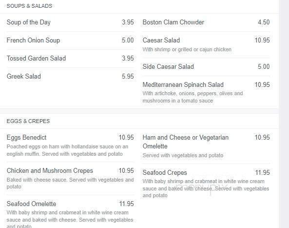 Charthouse Restaurant - Richmond, BC menu_pic