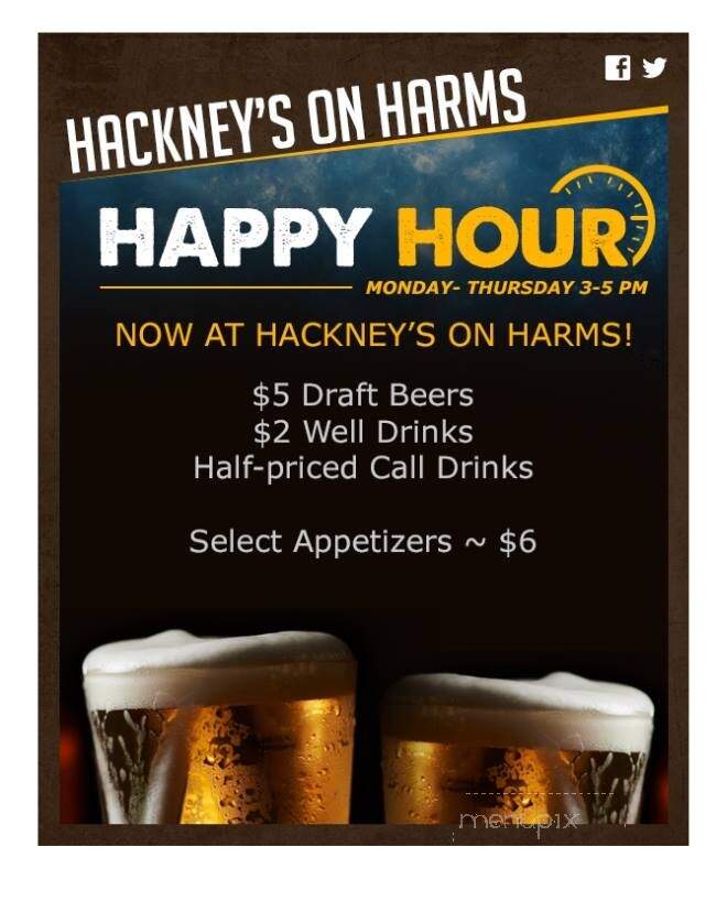 Hackney's On Harms - Glenview, IL menu_pic