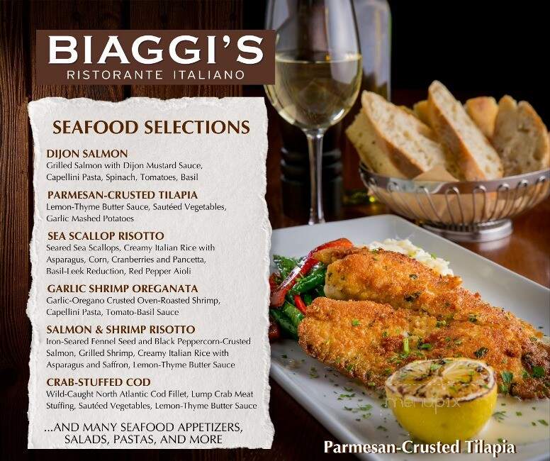 Biaggi's Ristorante Italiano - West Des Moines, IA menu_pic