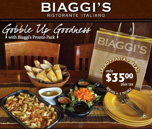 Biaggi's Ristorante Italiano - West Des Moines, IA menu_pic