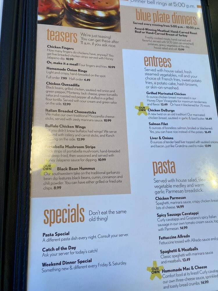 Drake Diner - Des Moines, IA menu_pic