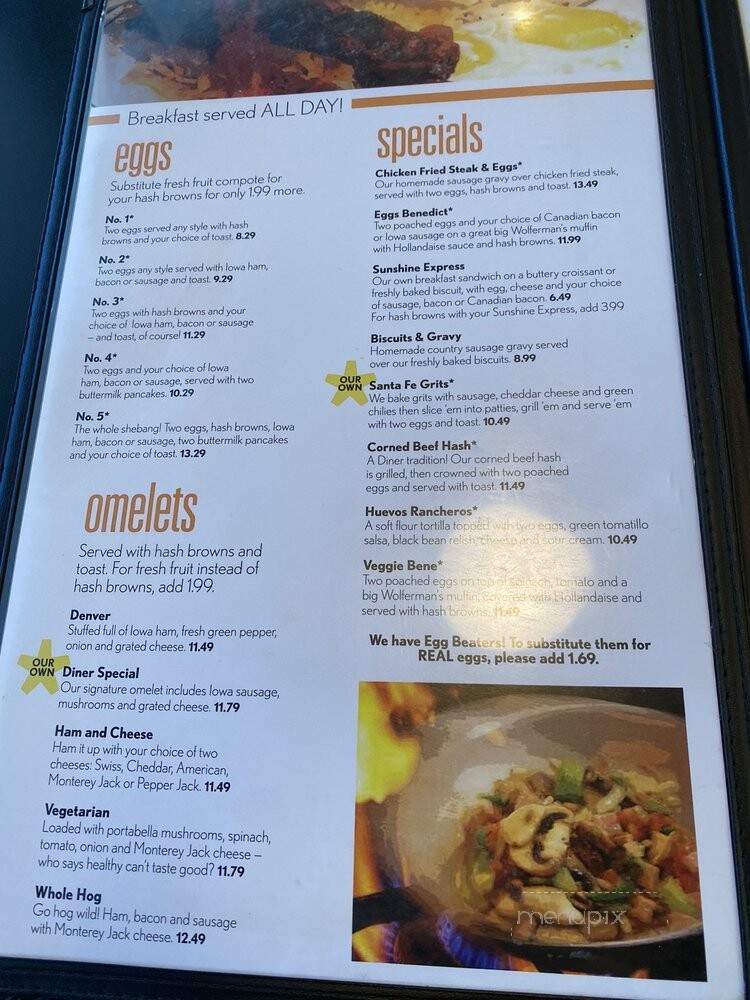 Drake Diner - Des Moines, IA menu_pic
