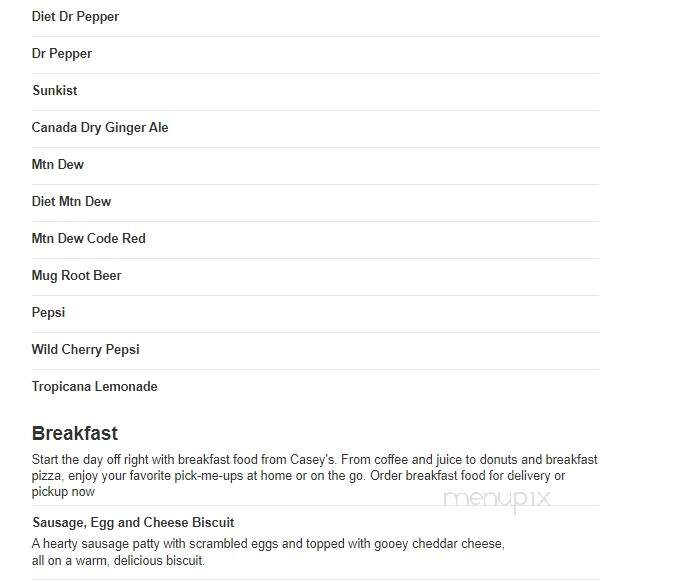 Caseys Carry Out Pizza - Tipton, IA menu_pic