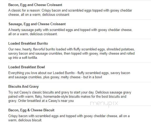 Caseys Carry Out Pizza - Tipton, IA menu_pic