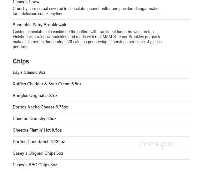 Caseys Carry Out Pizza - Tipton, IA menu_pic