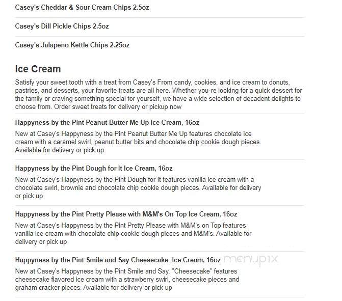 Caseys Carry Out Pizza - Tipton, IA menu_pic