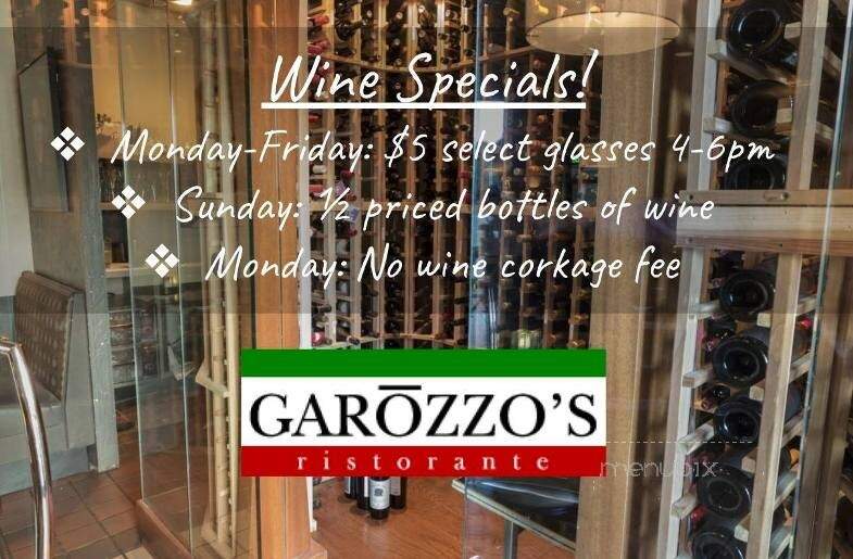Garozzo's Ristorante - Overland Park, KS menu_pic
