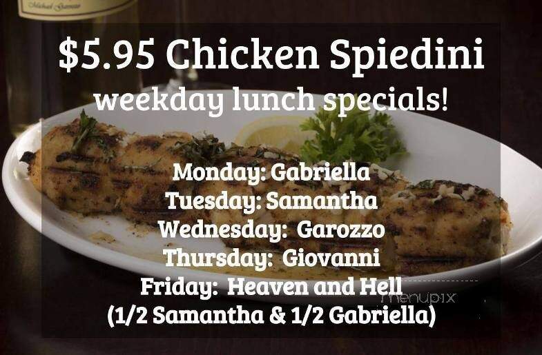 Garozzo's Ristorante - Overland Park, KS menu_pic